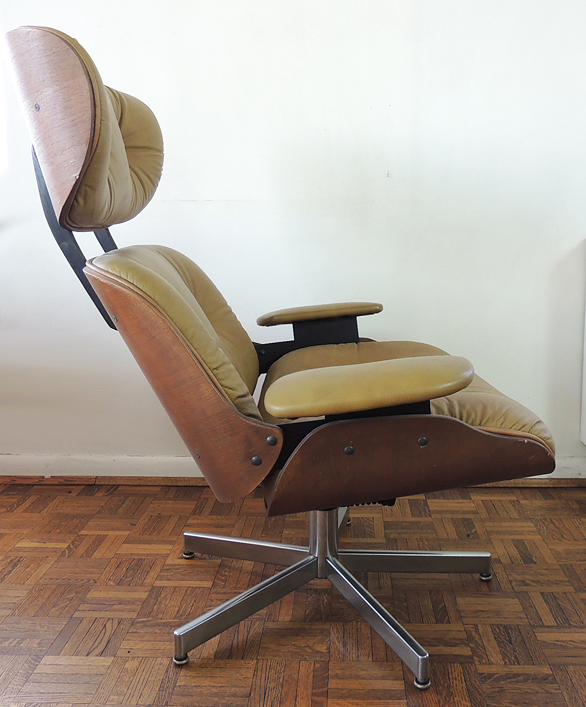 Selig Eames Style Chair and Ottoman