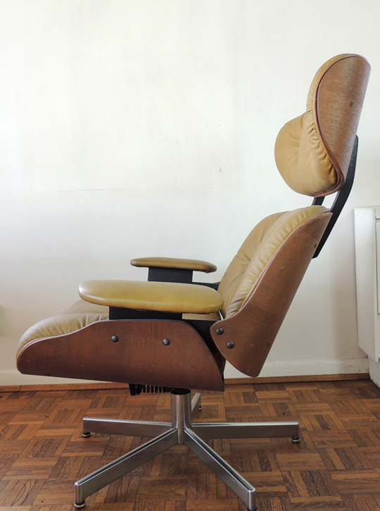 Selig Eames Style Chair and Ottoman
