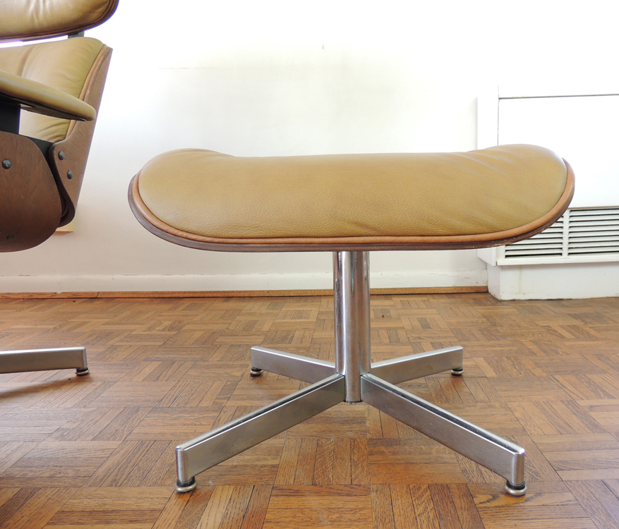 Selig Eames Style Chair and Ottoman