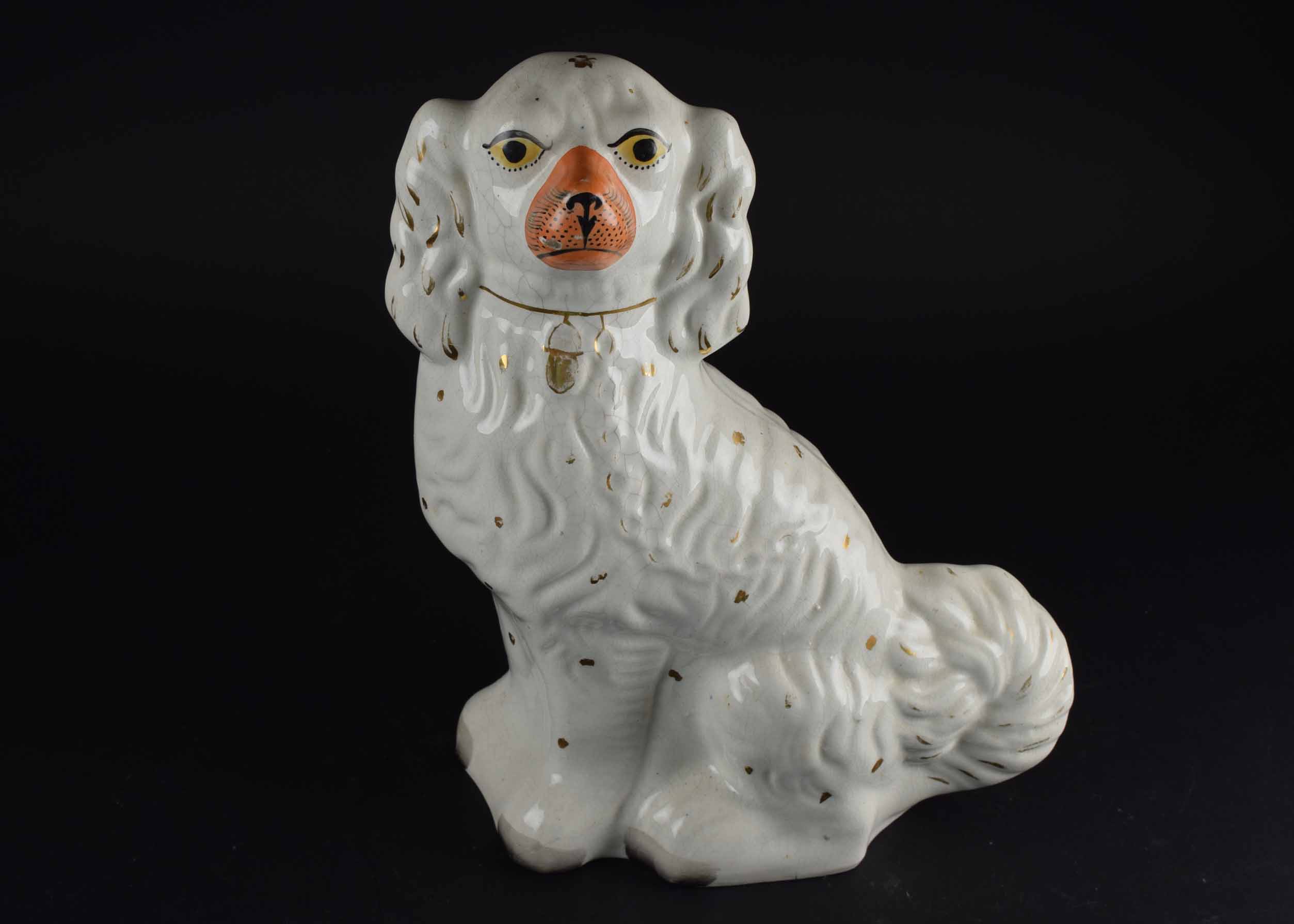 Vintage Spaniel in the Style of Staffordshire