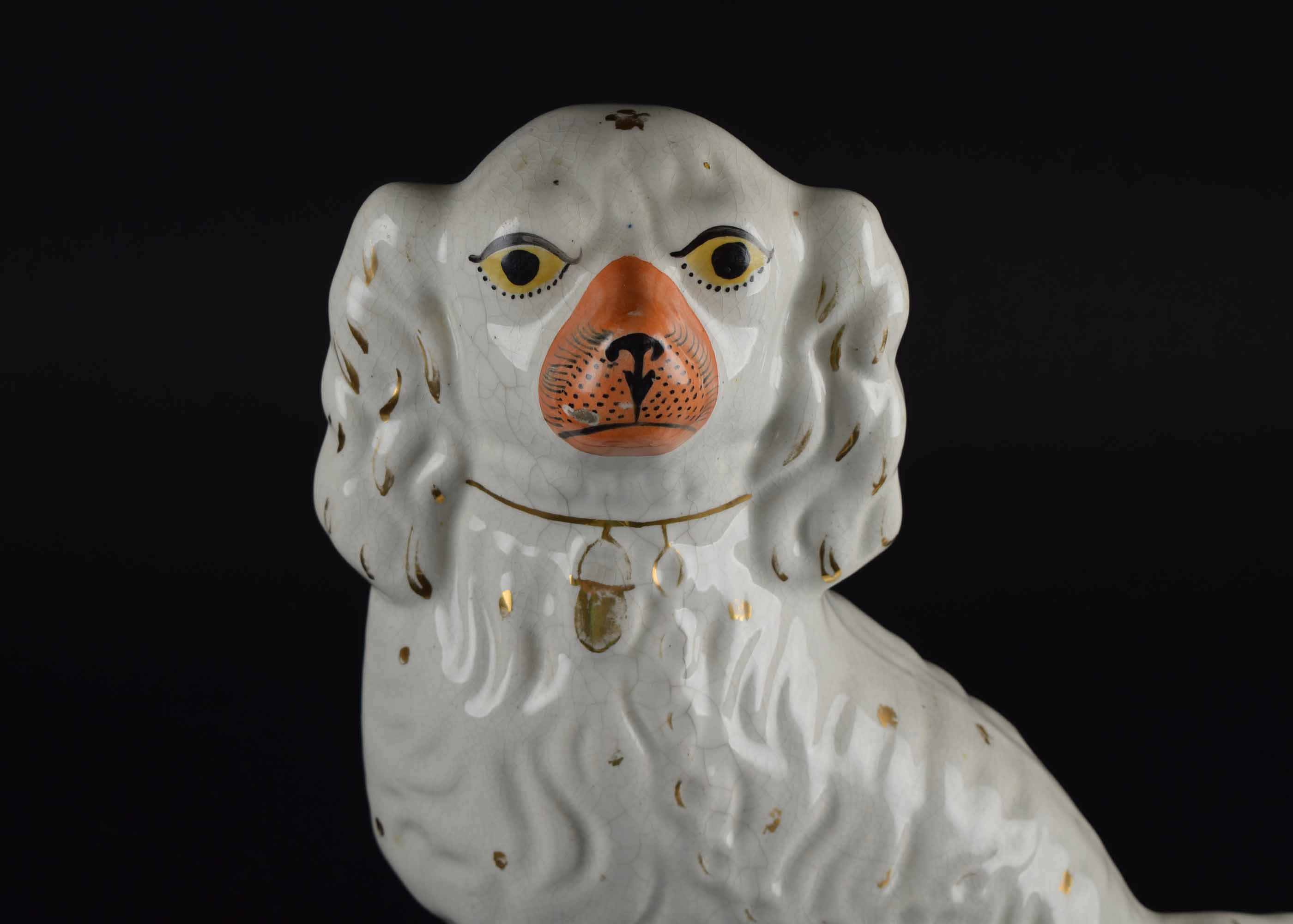Vintage Spaniel in the Style of Staffordshire