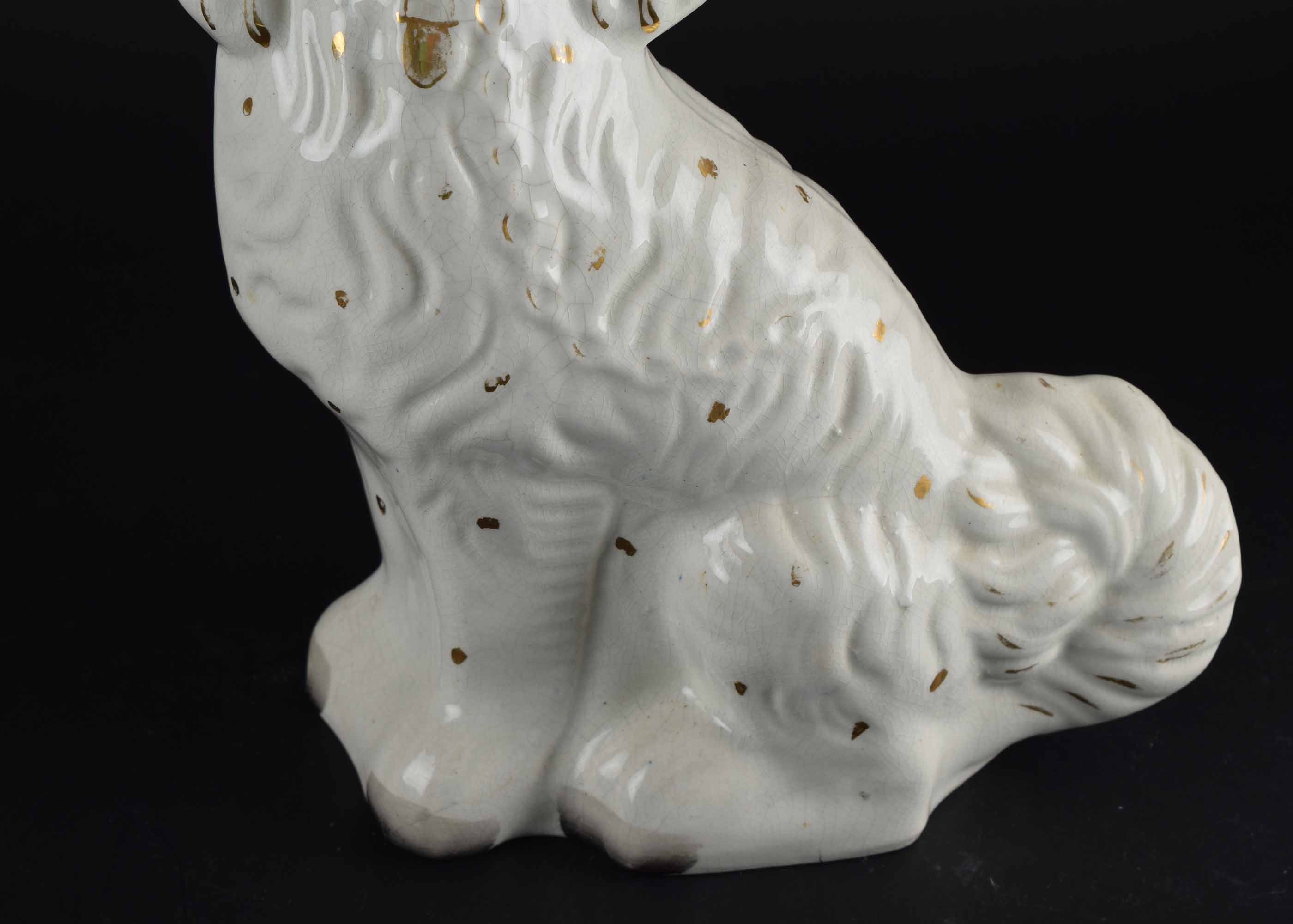 Vintage Spaniel in the Style of Staffordshire