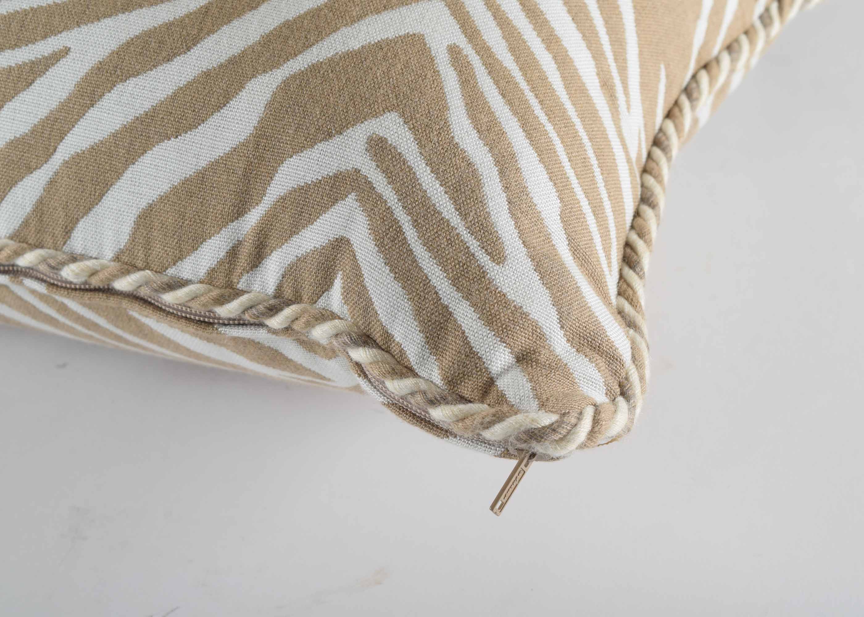 Frontgate Zebra Pillow Set