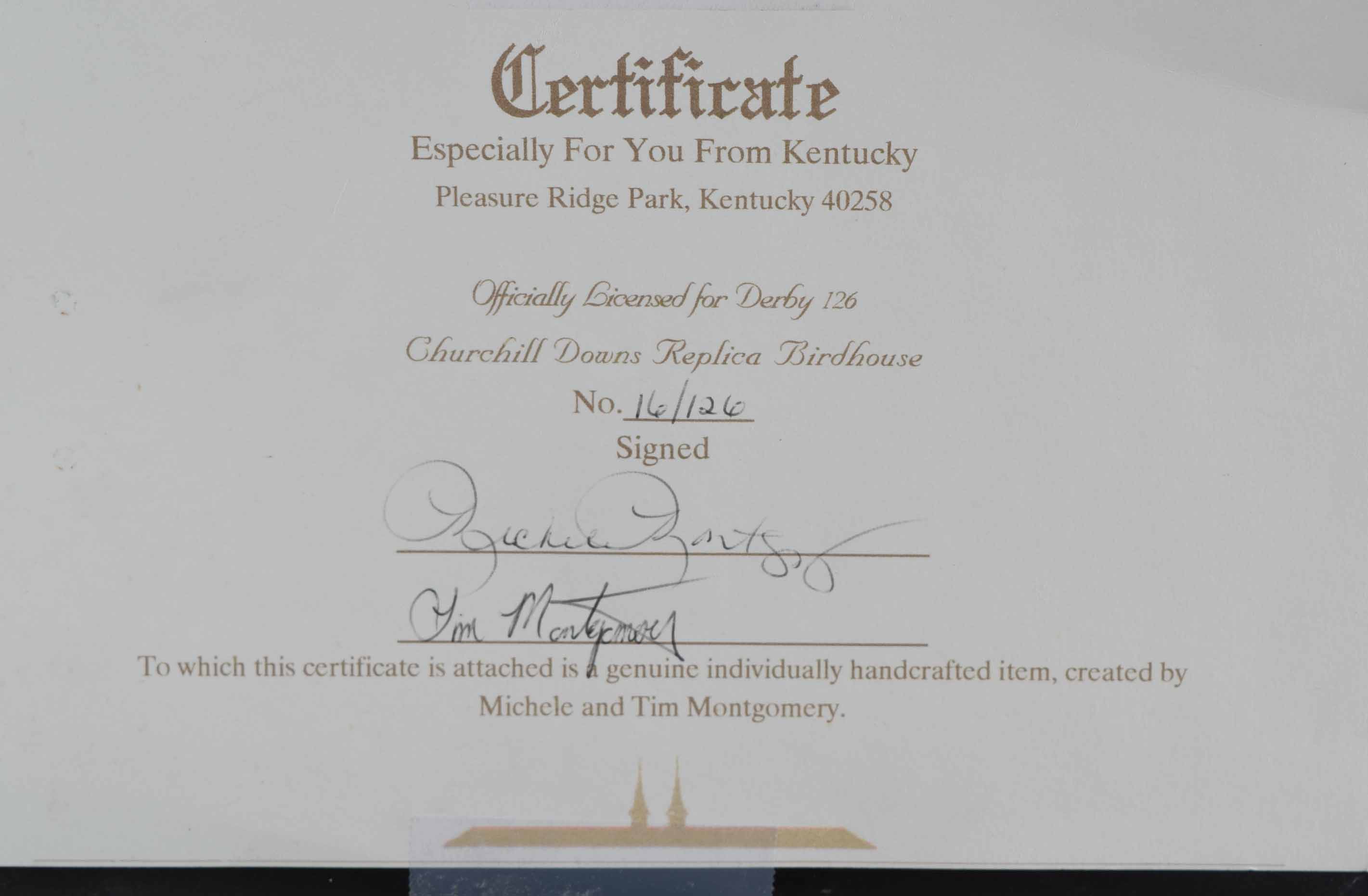 Kentucky Derby Twin Spires Bird House