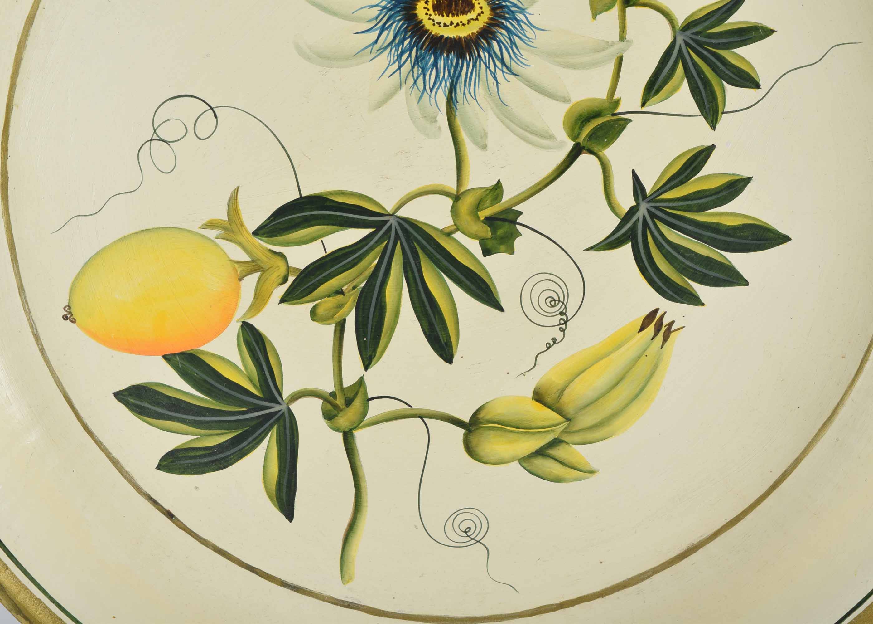 Vintage Habitat International Painted Round Bowl