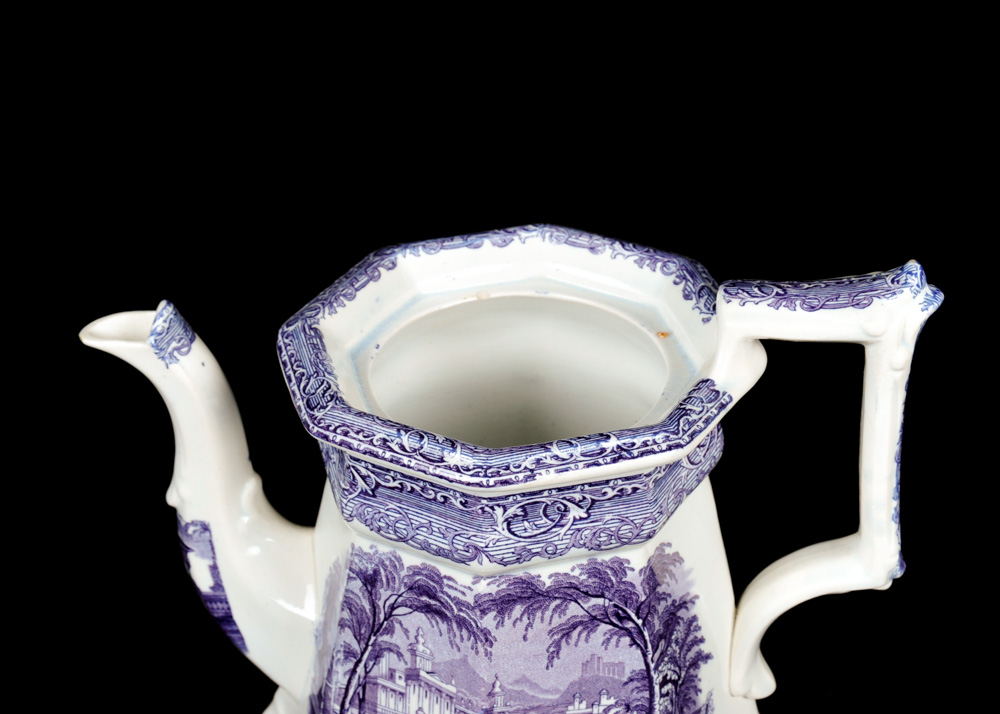 Antique Mulberry Transferware