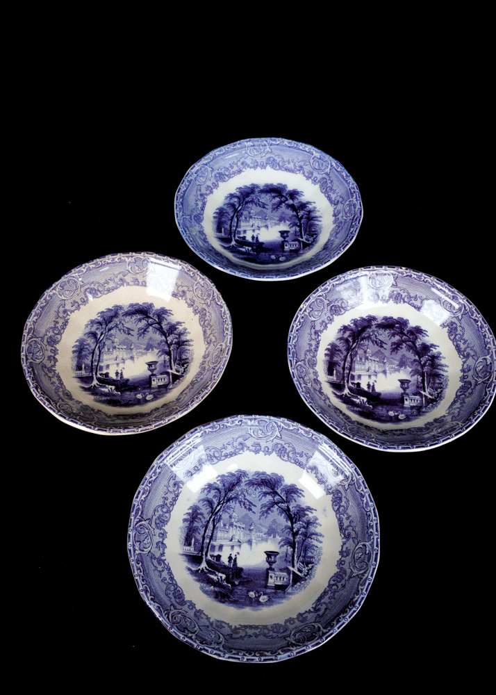 Antique Mulberry Transferware