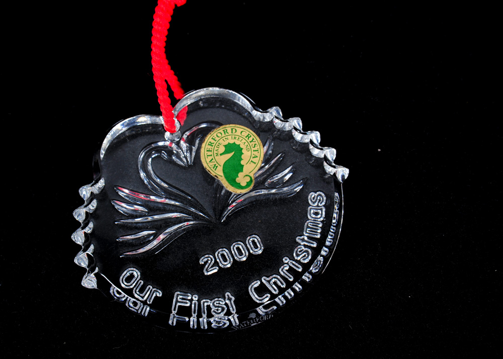 Quartet of Waterford Crystal Decor