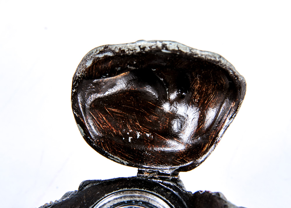 Duo of Vintage Setter Bookends and Antique Camel Inkwell