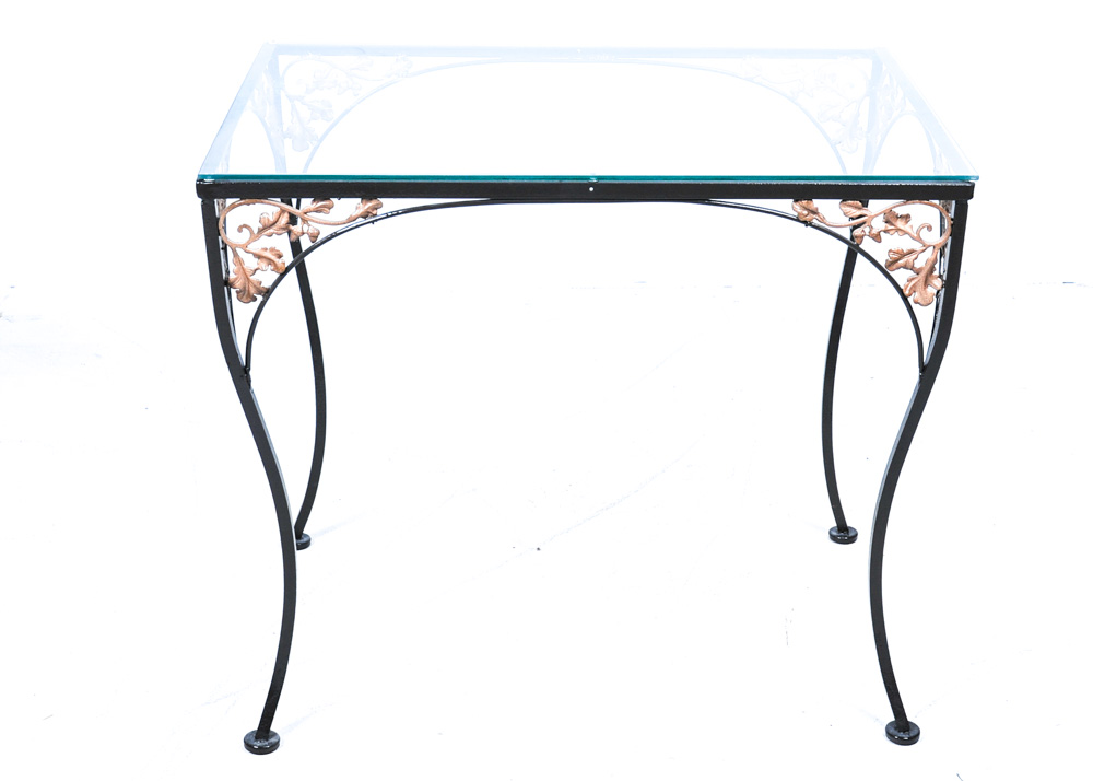 Wrought Metal Patio Table