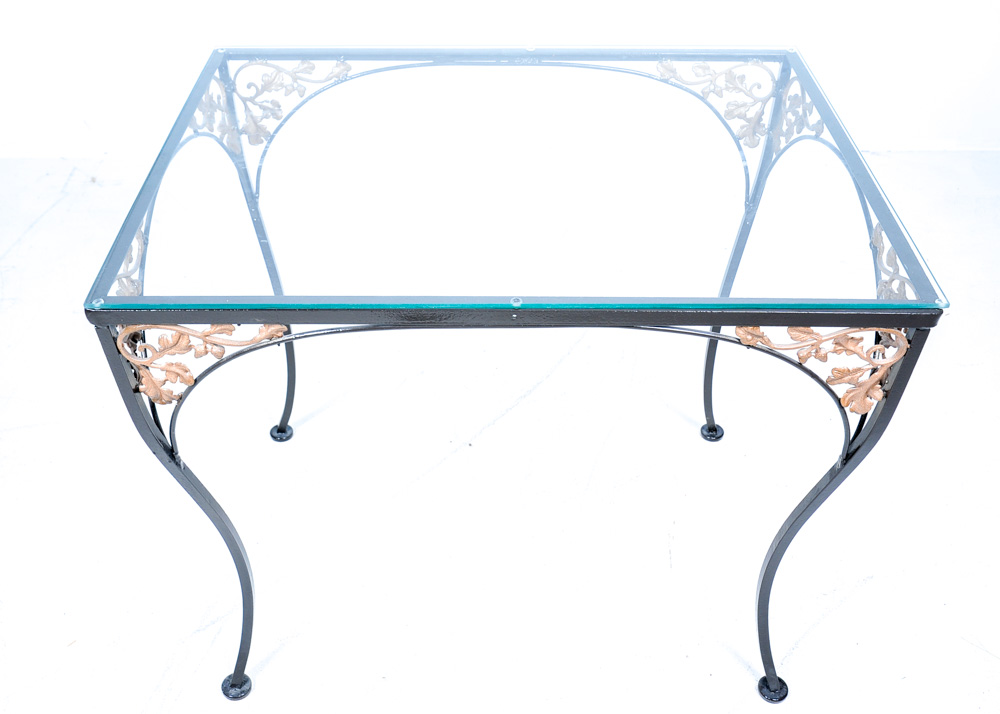 Wrought Metal Patio Table