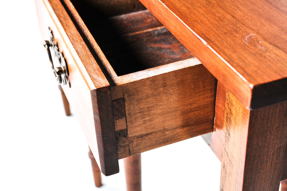 Pair of Early American Style Maple End Tables