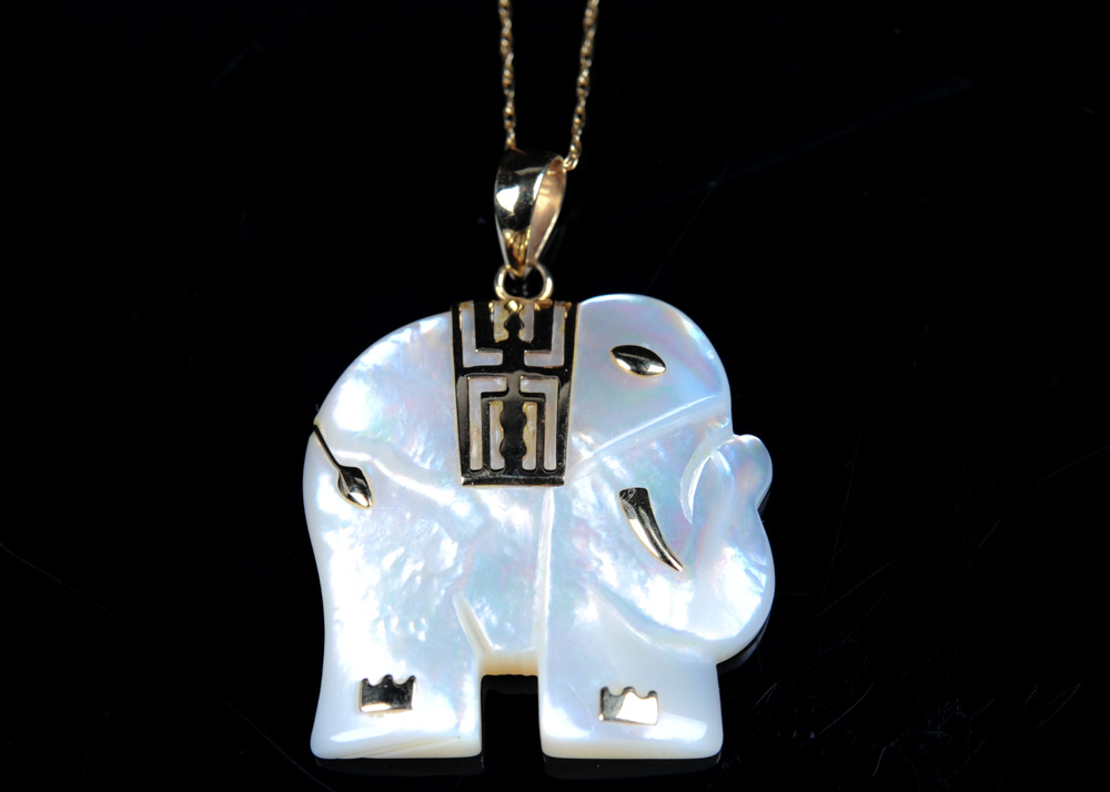 Elephant Pendant Necklace