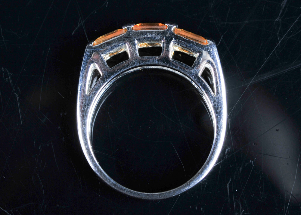 Sterling Silver and Citrine Ring