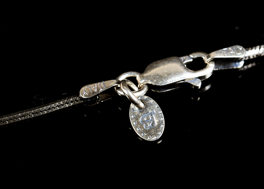 Sterling Silver and Rose Quartz Pendant Necklace