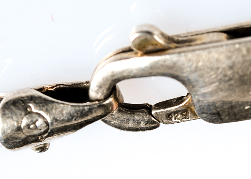 Sterling Silver Heart Shaped Lock and Key Pendant