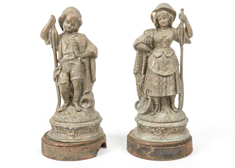 Vintage Shepherd and Shepherdess Figurines