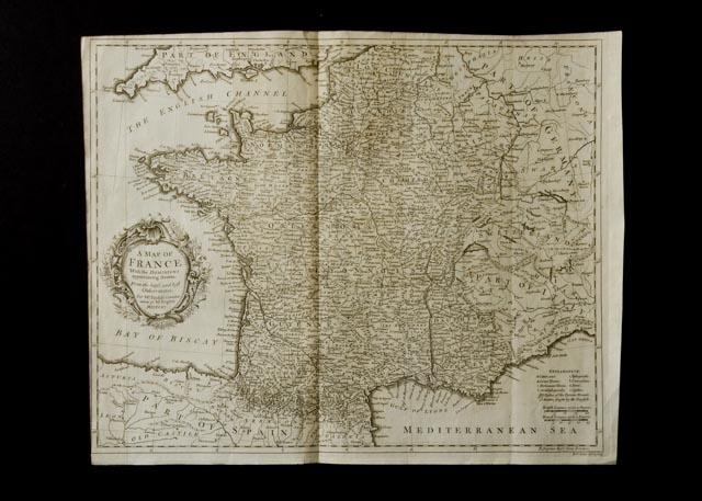 18th Century Map of France