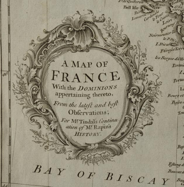 18th Century Map of France