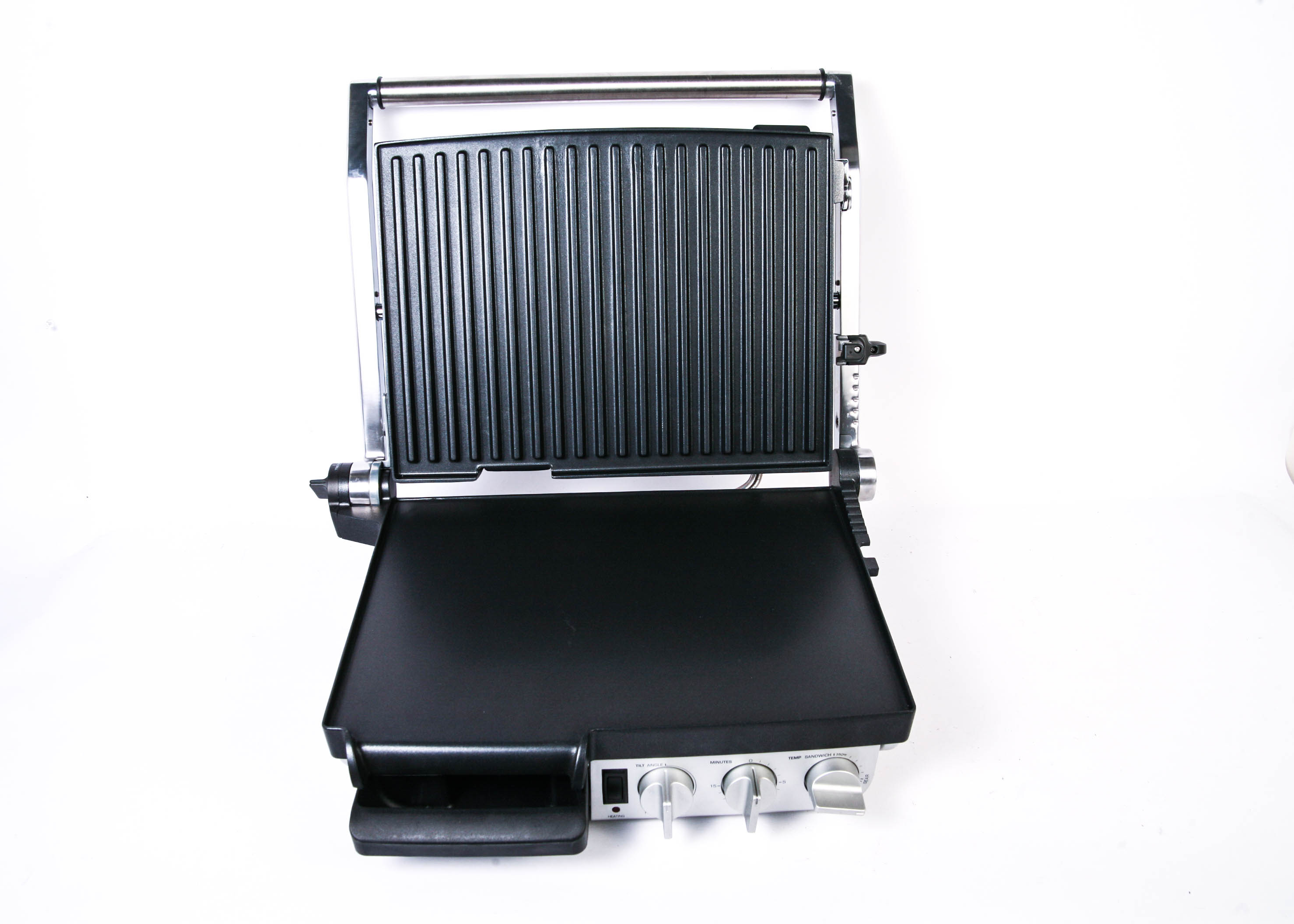 Breville Panini Press 800GRXL Die-Cast Indoor Barbecue  and Grill