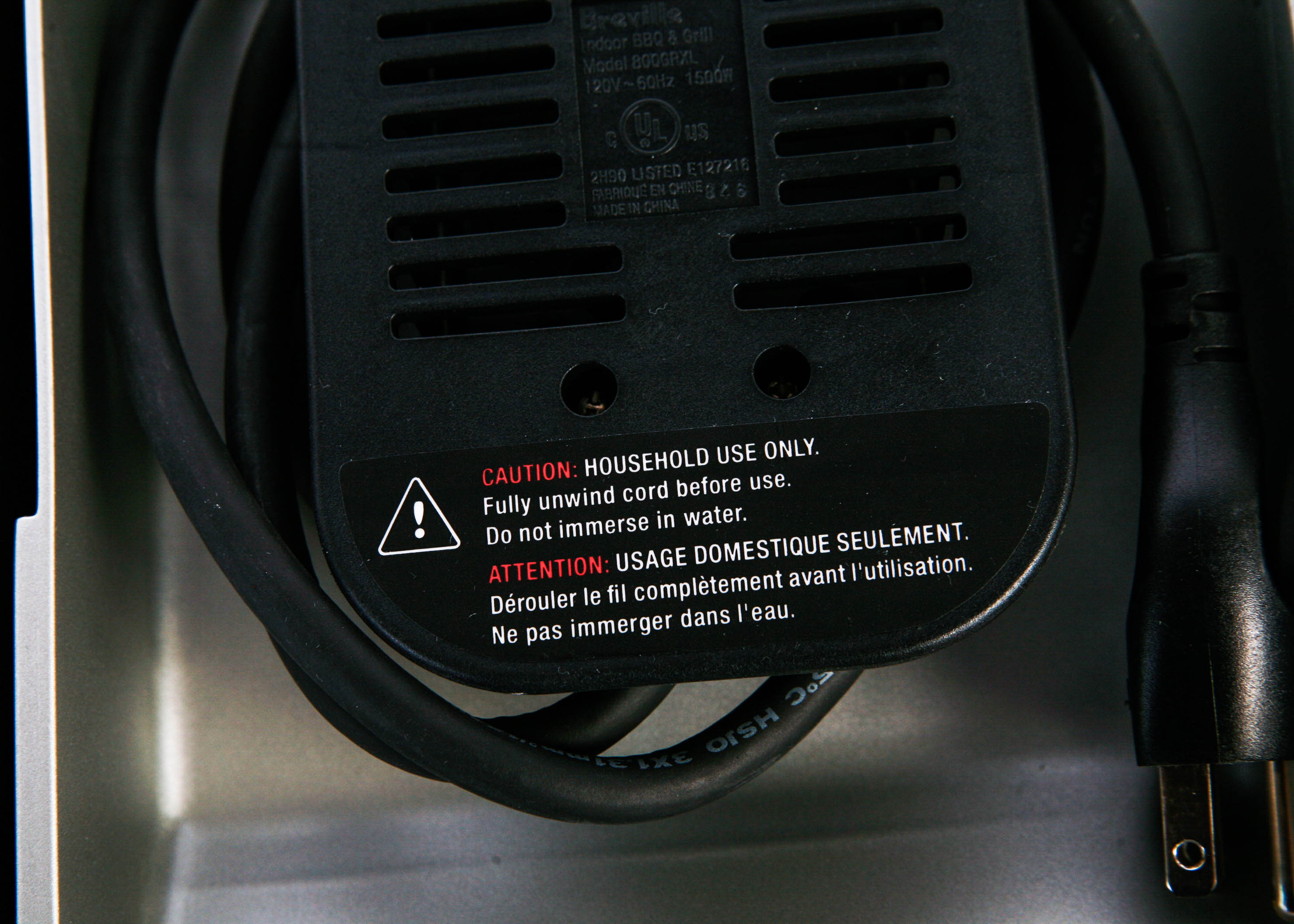 Breville Panini Press 800GRXL Die-Cast Indoor Barbecue  and Grill