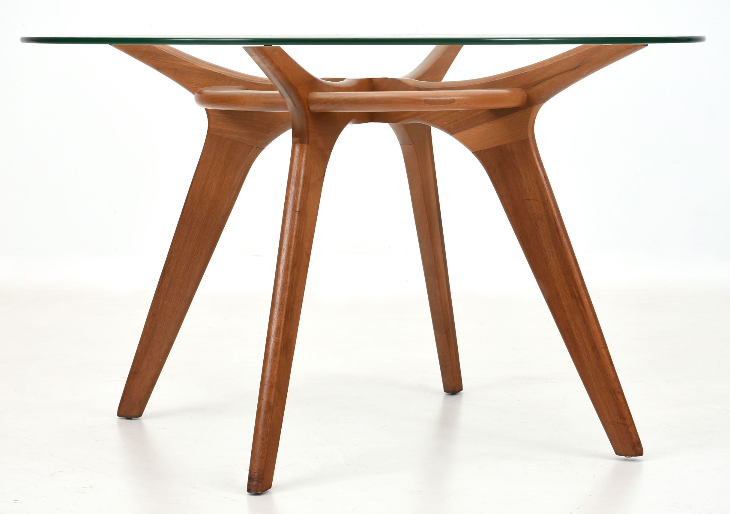 Adrian Pearsall Circular Table and Four Armchairs