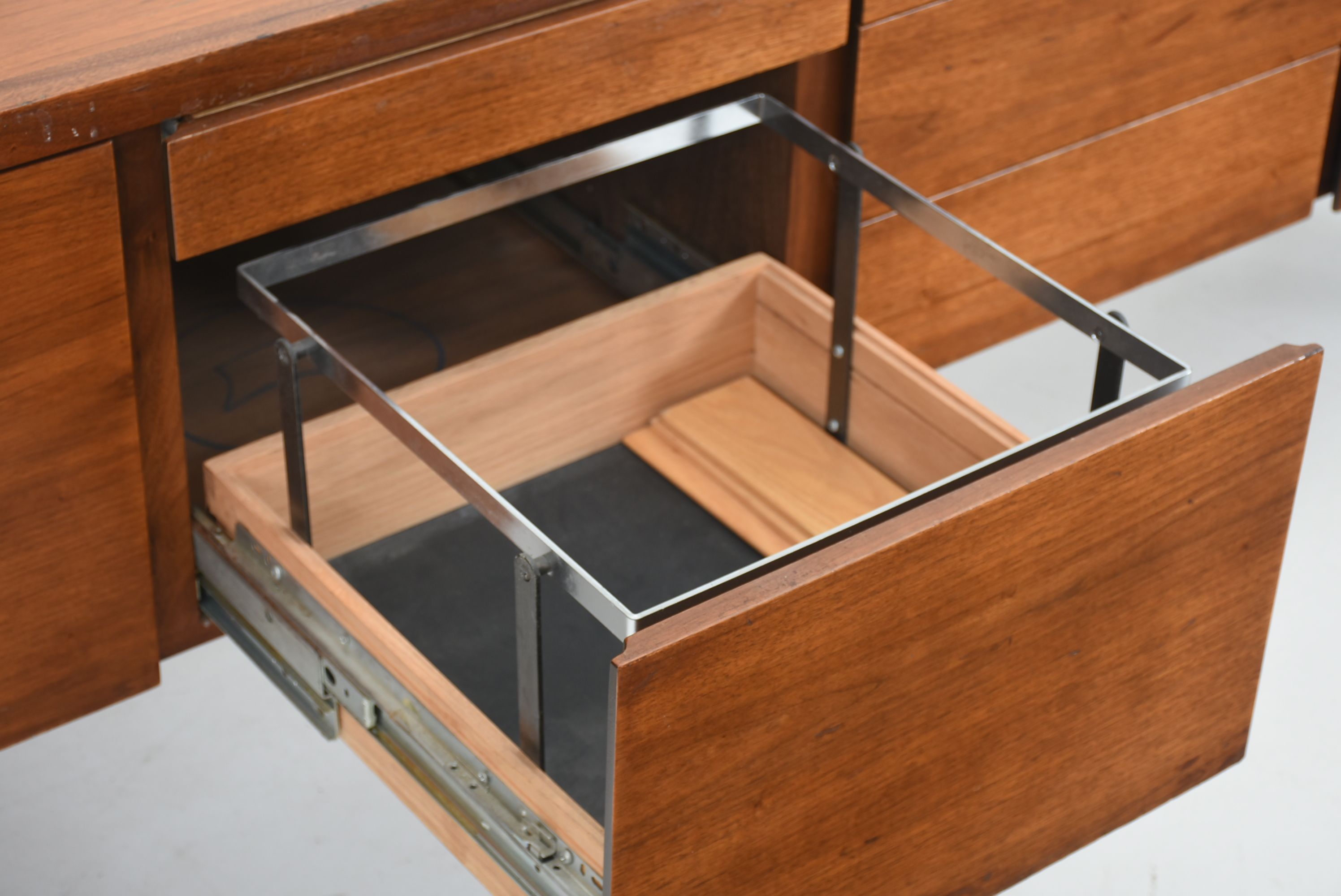 Mid-Century Modern Walnut Credenza