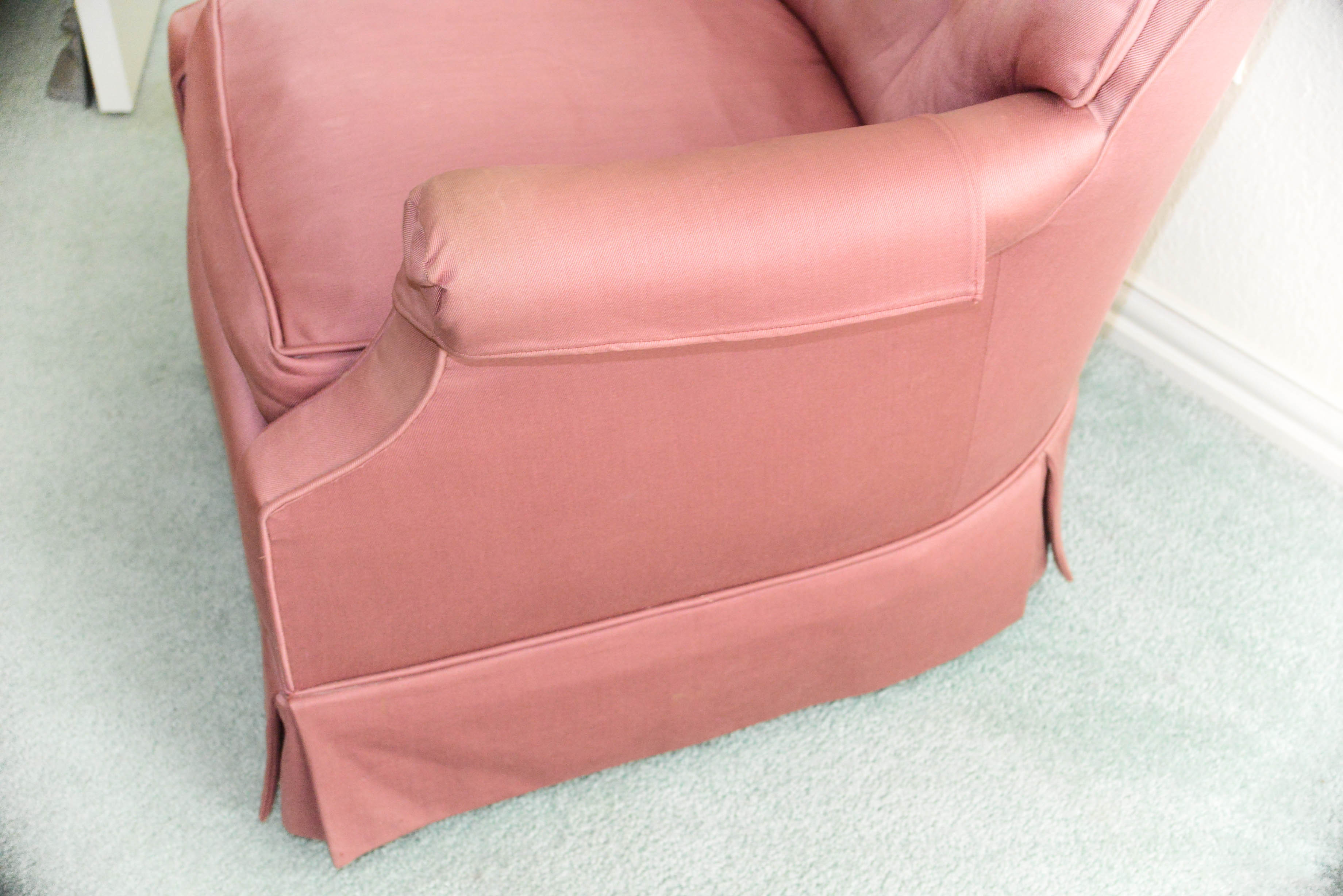 Armchair Upholstered in Rose