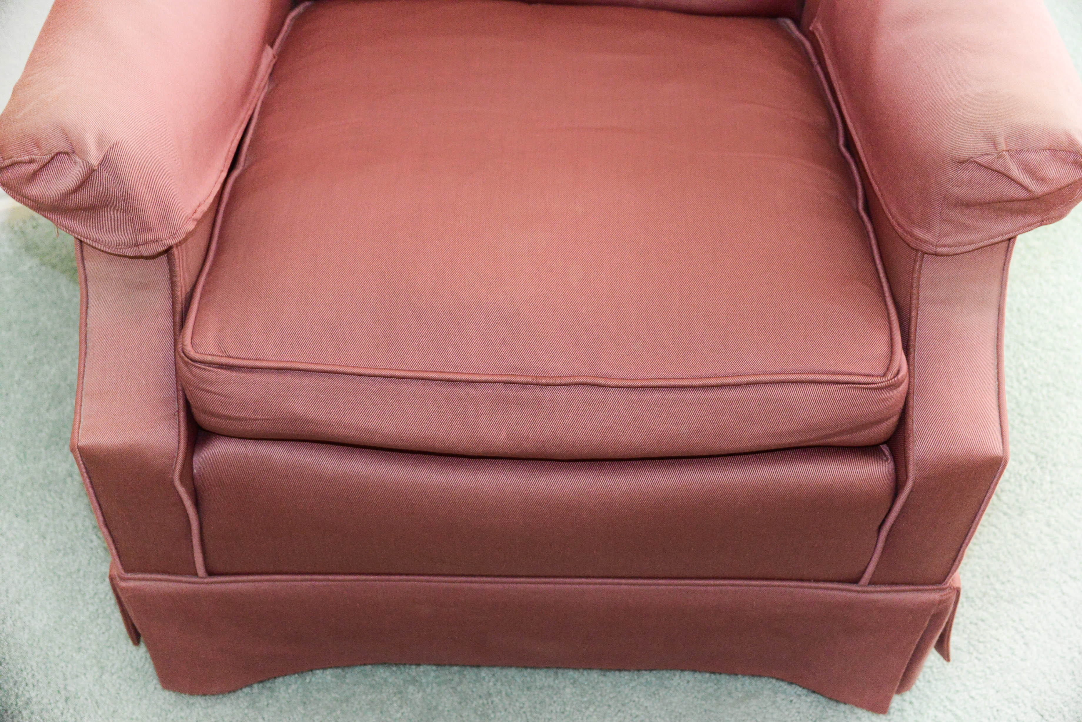 Armchair Upholstered in Rose