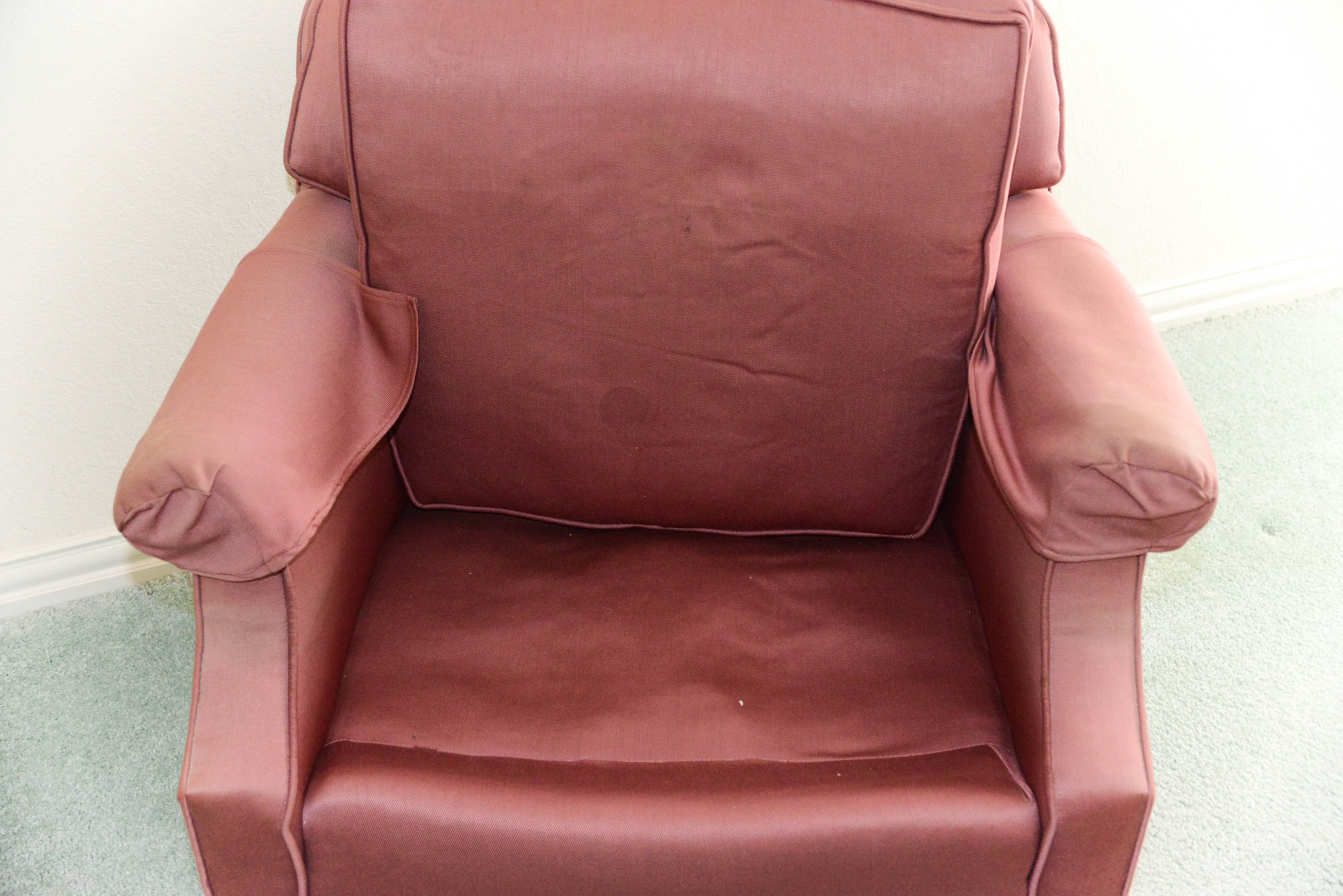 Armchair Upholstered in Rose