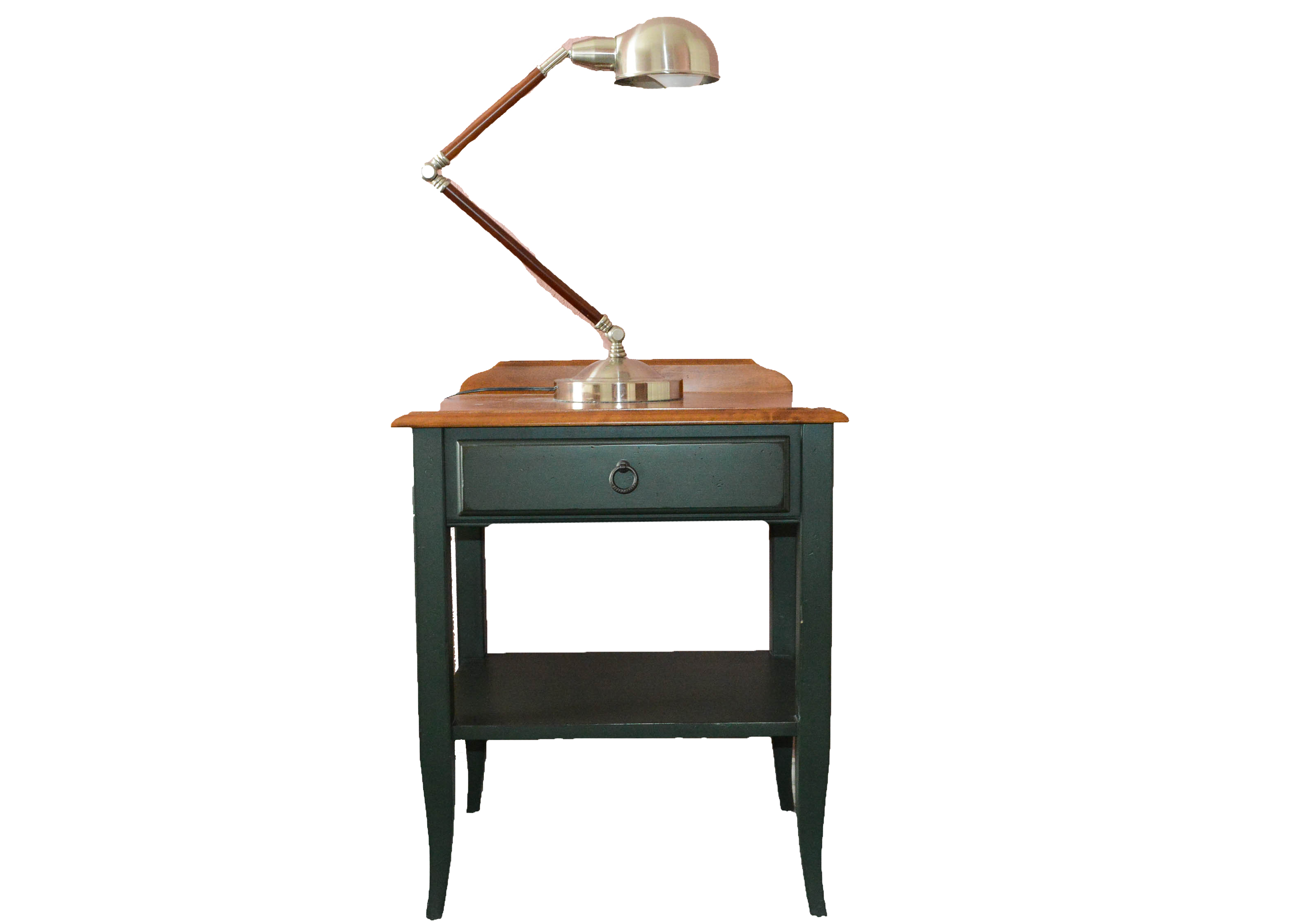 Ethan Allen Night Stand with Lamp