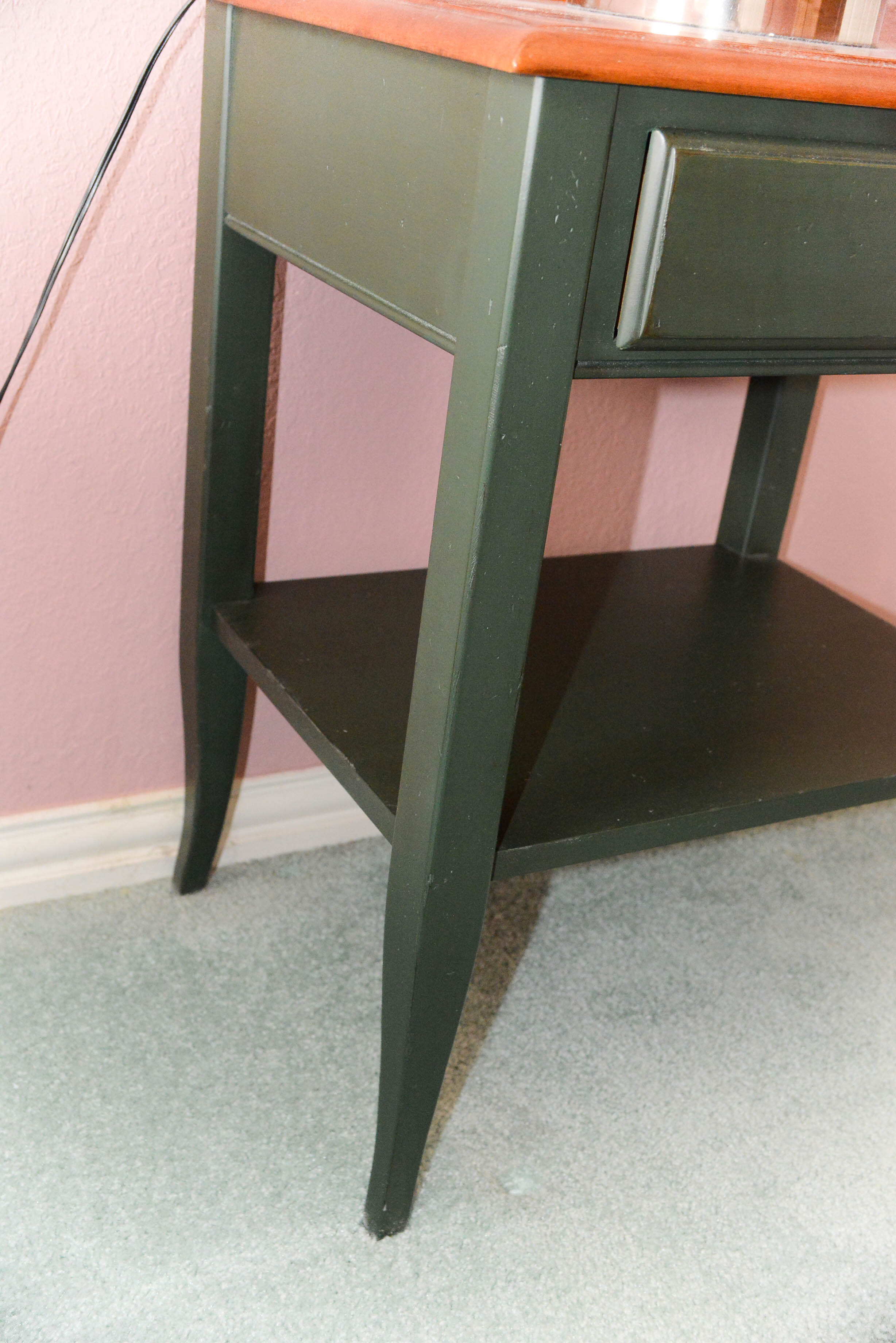 Ethan Allen Night Stand with Lamp