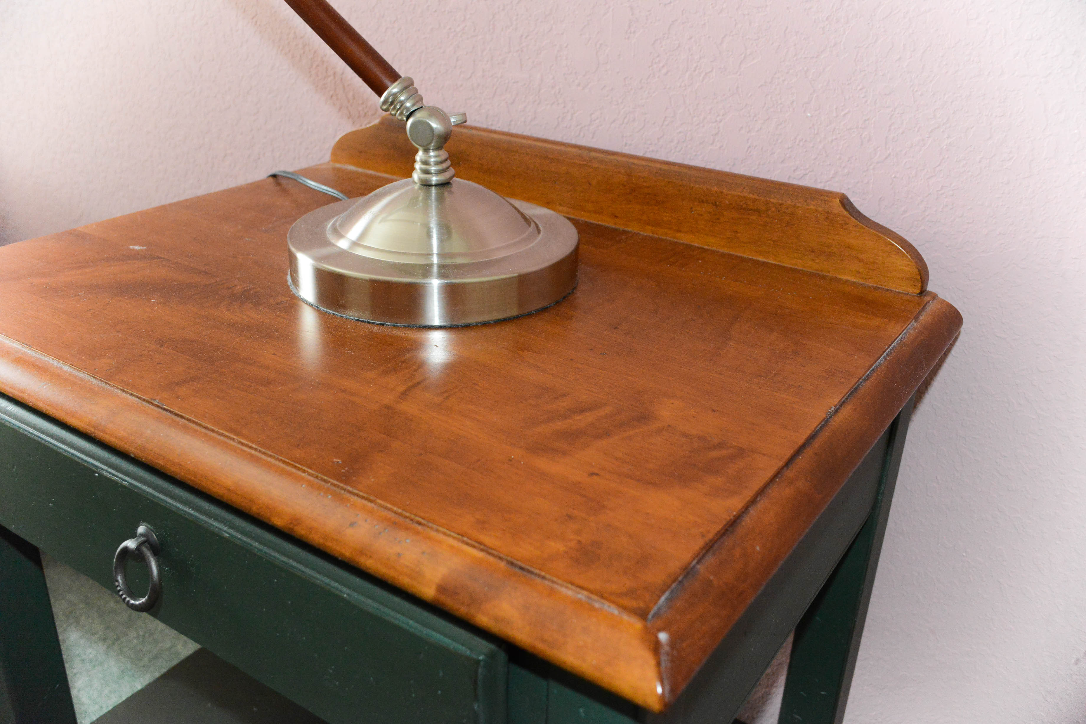 Ethan Allen Night Stand with Lamp