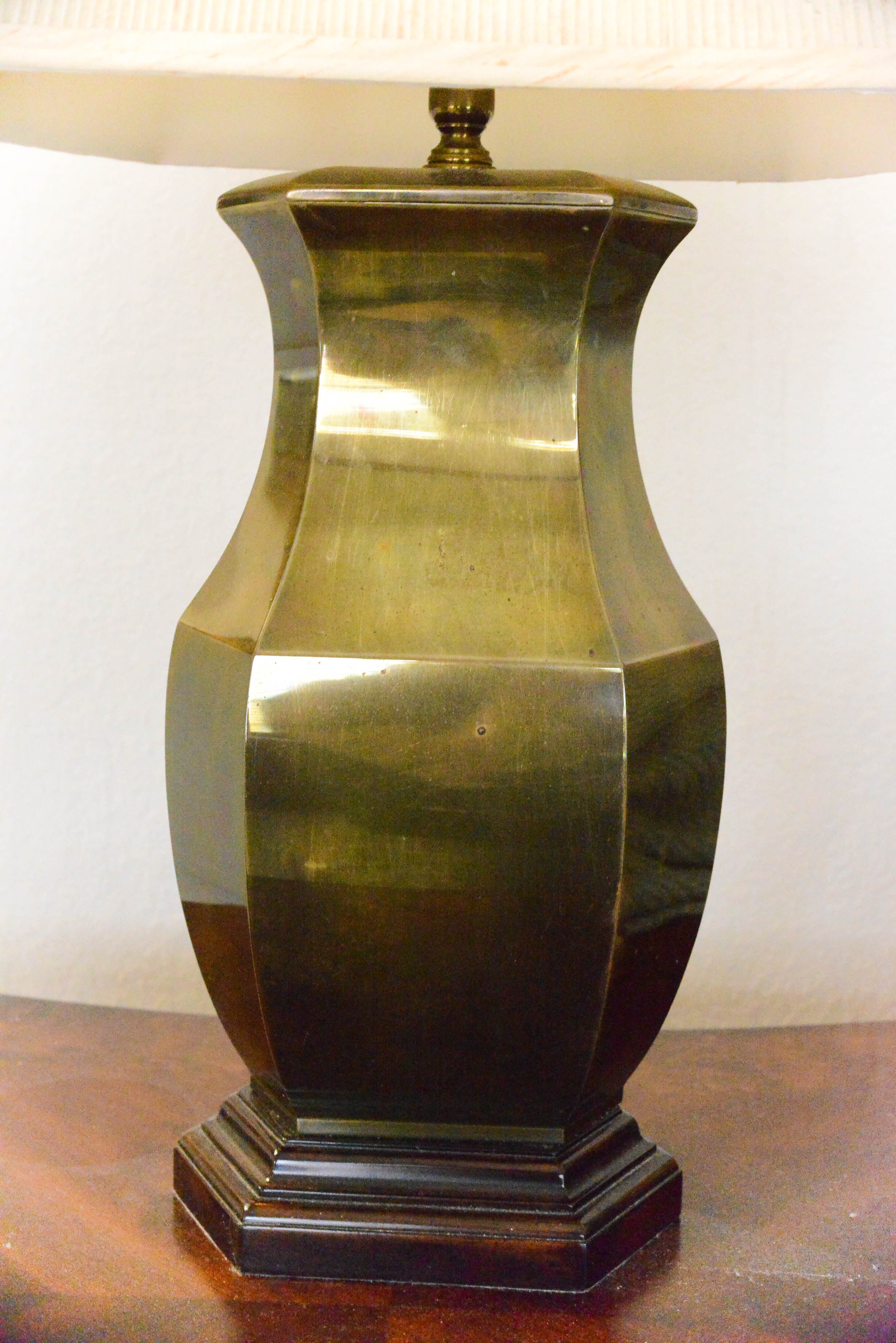 Pair of Brass Table Lamps