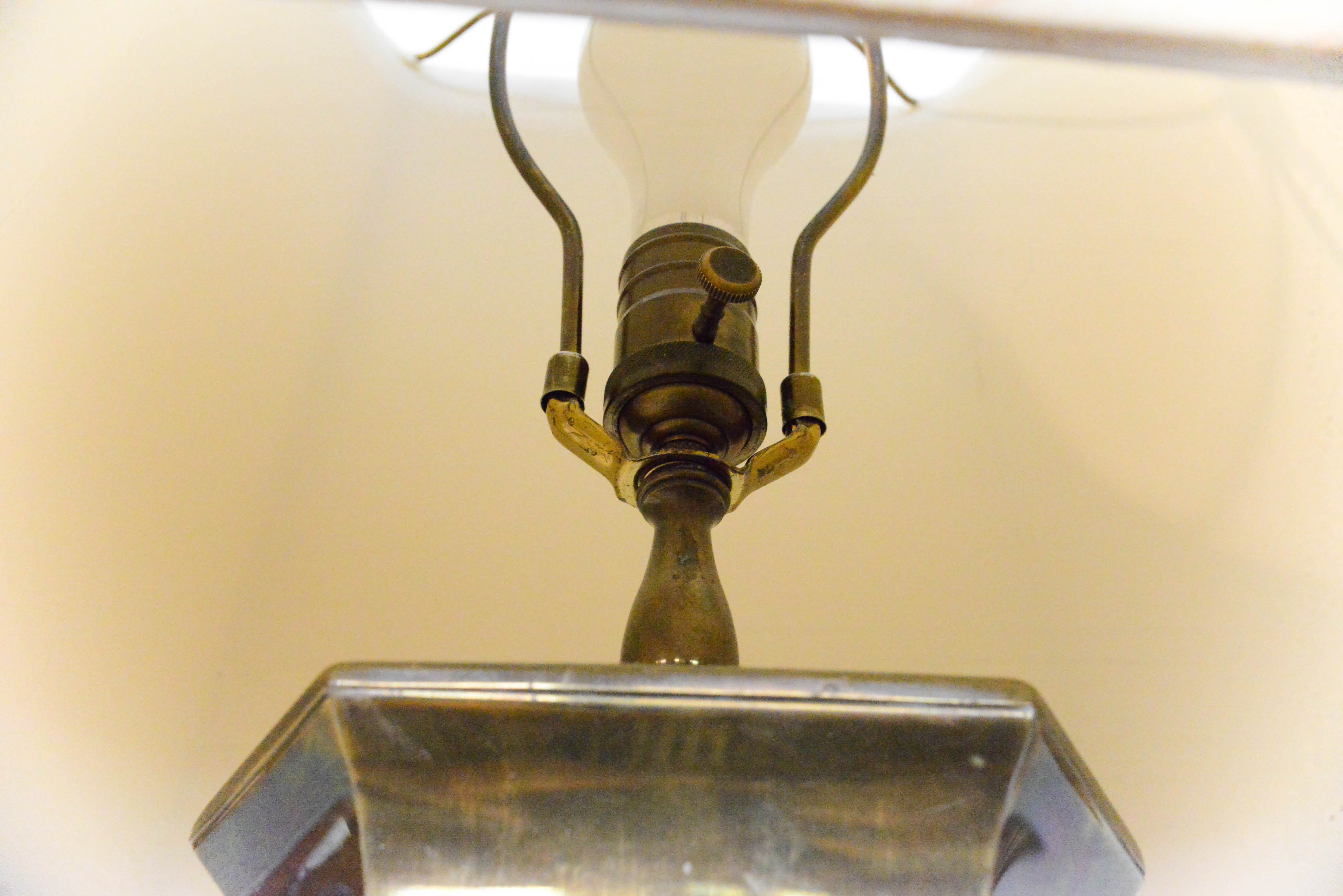 Pair of Brass Table Lamps