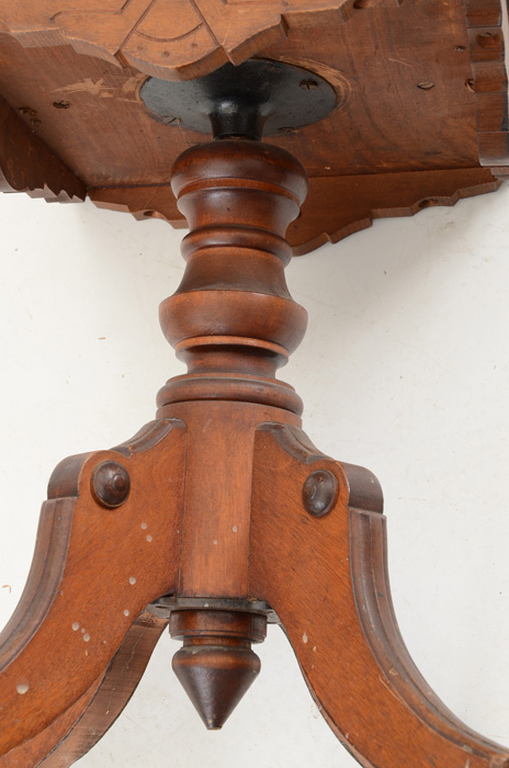 Eastlake Walnut Piano Stool