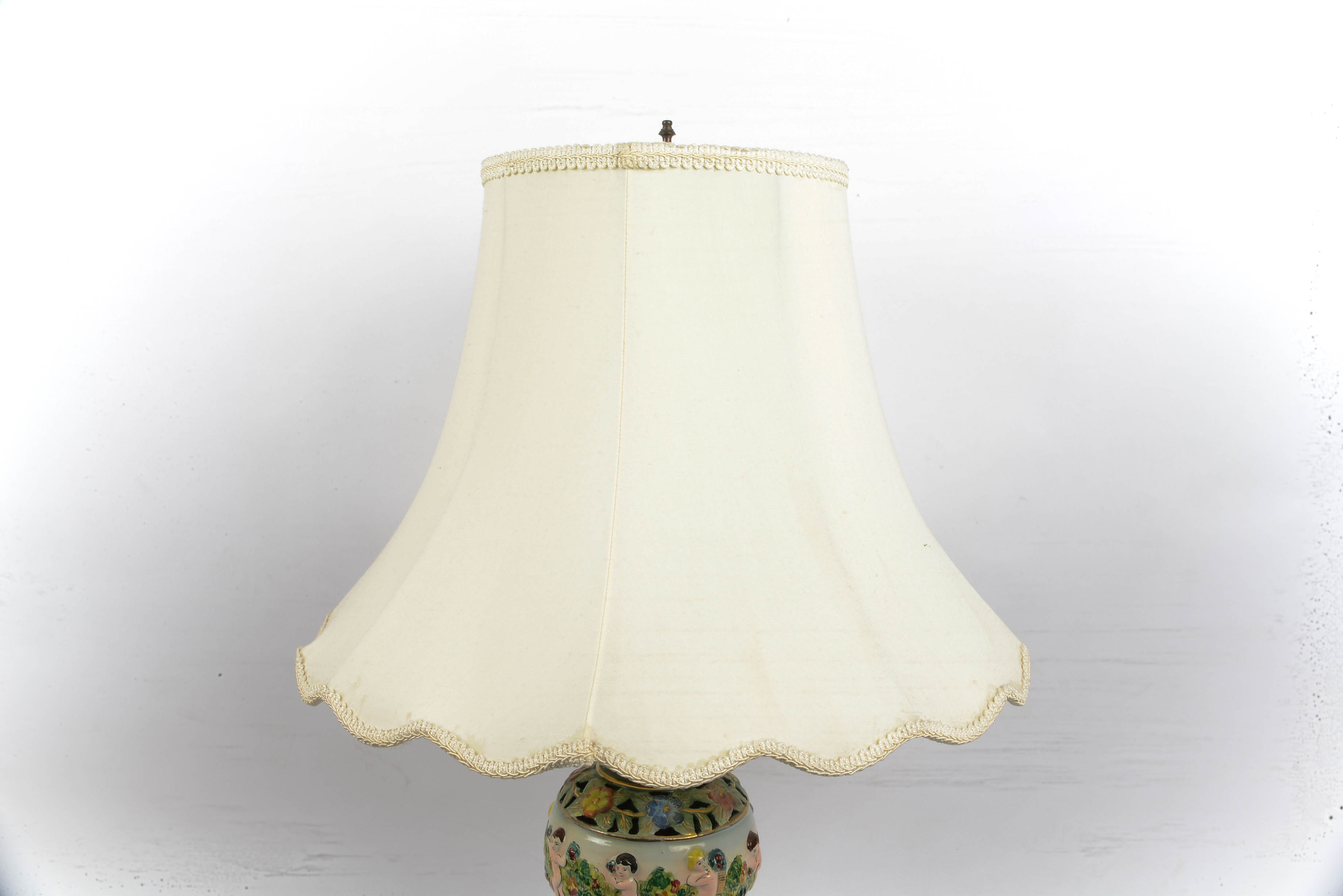 Antique Porcelain Urn Base Lamp
