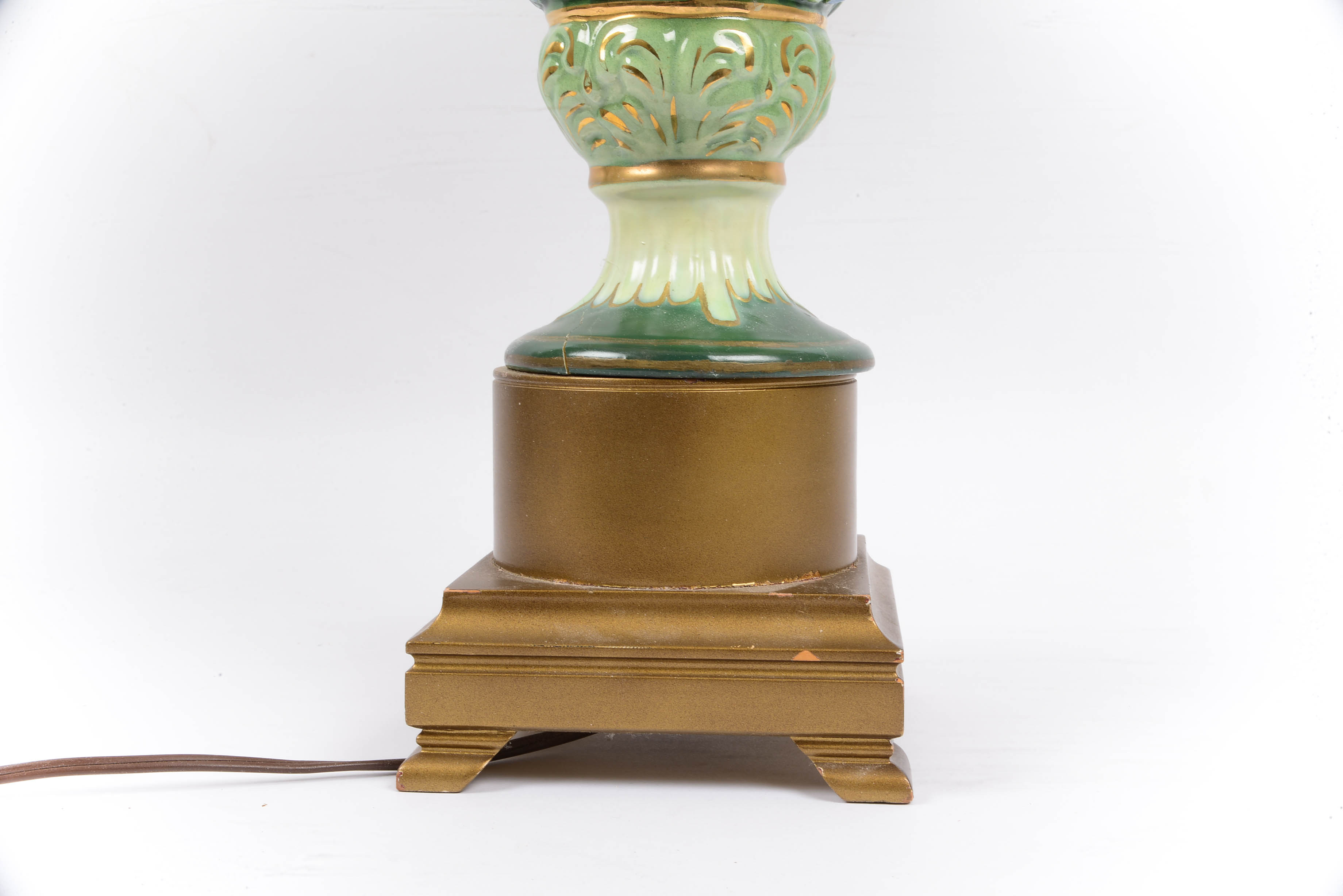 Antique Porcelain Urn Base Lamp