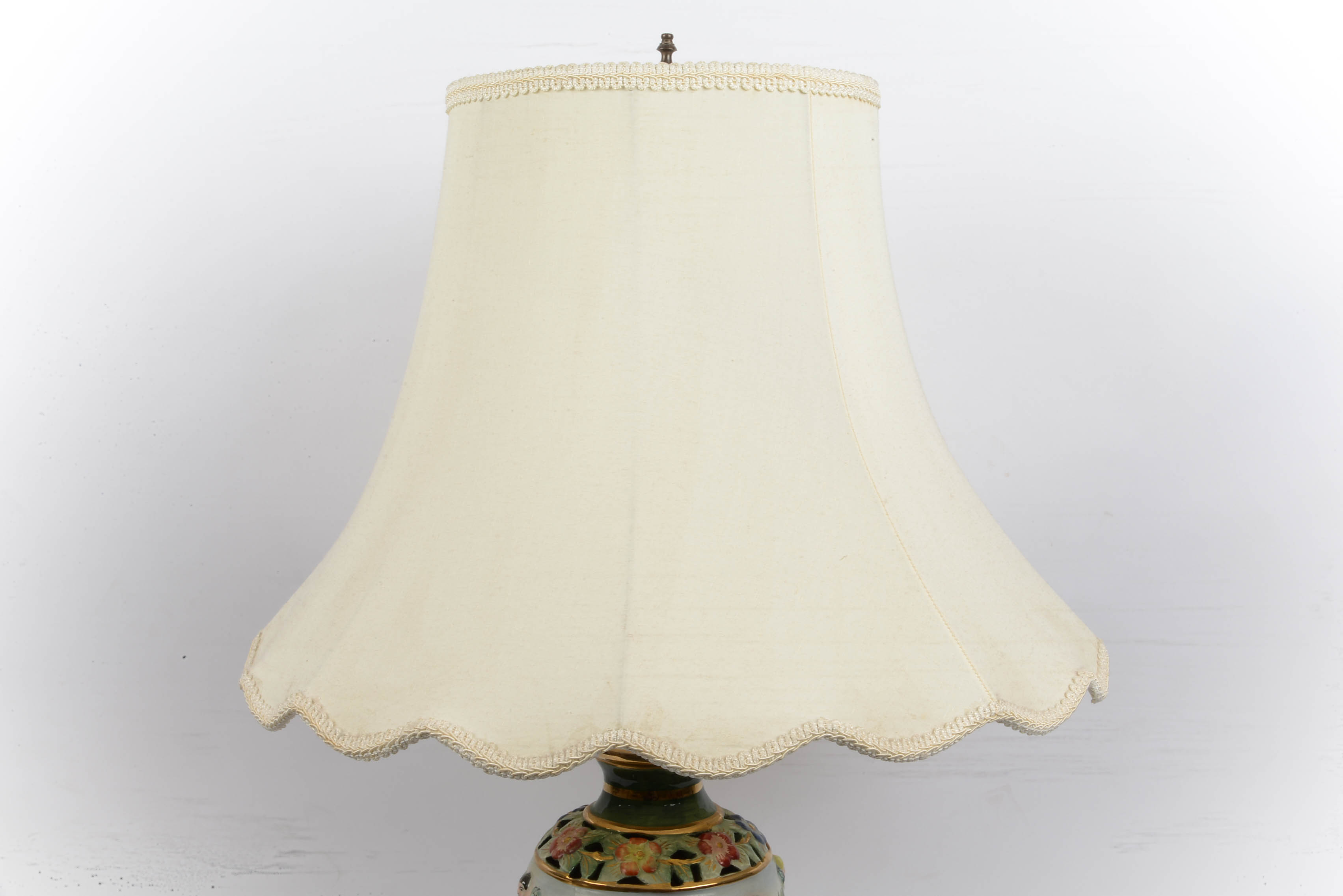 Antique Porcelain Urn Table Base Lamp
