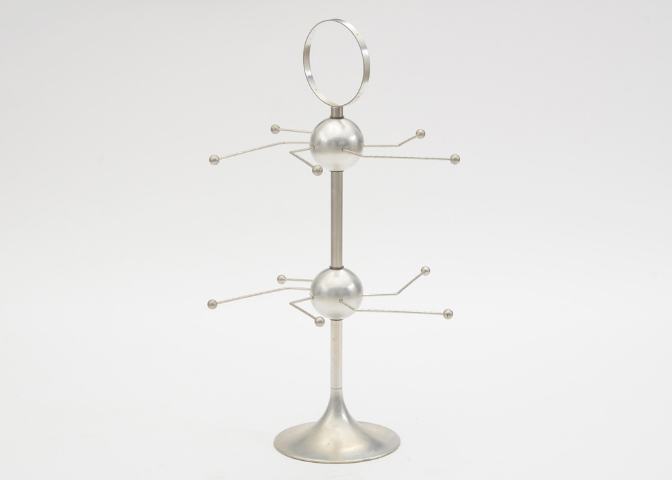 Vintage Aluminum Revolving Store Display