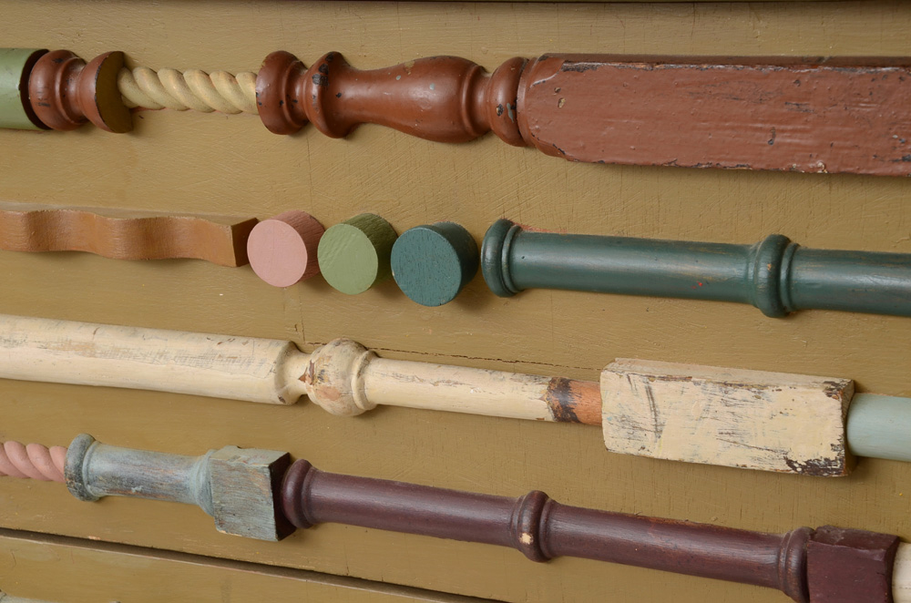 Mid Century Poplar and Oak Chest of Drawers