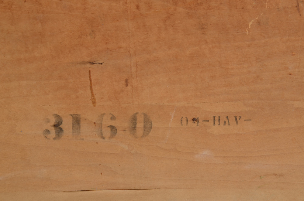 Mid Century Poplar and Oak Chest of Drawers