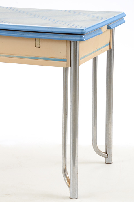 Enameled Metal Table