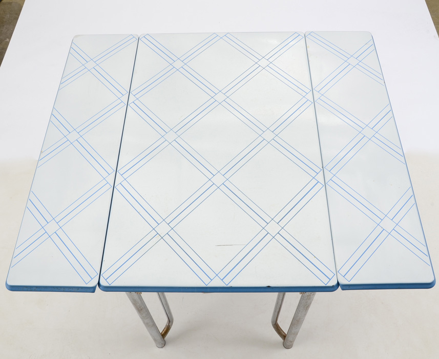 Enameled Metal Table