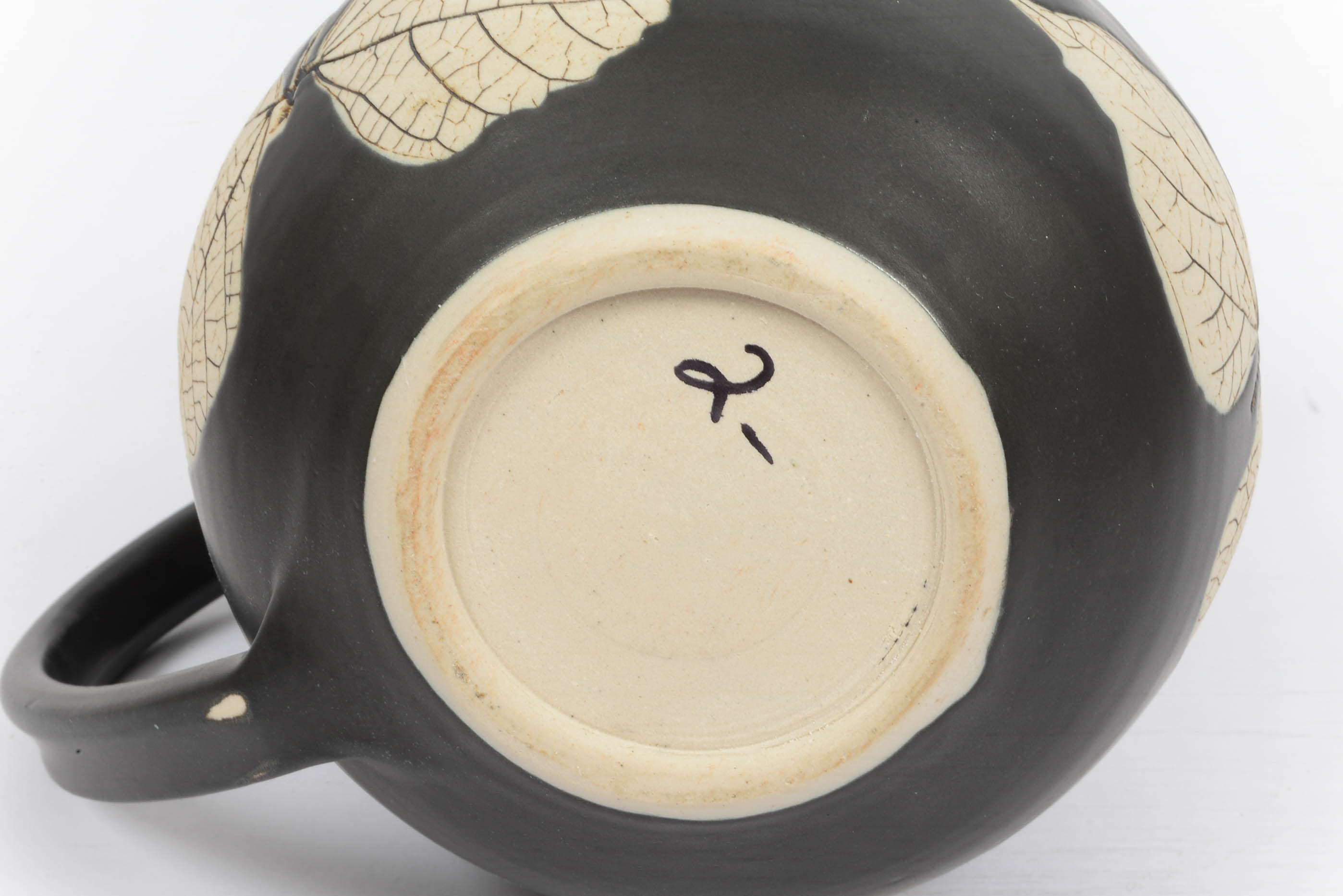 Stoneware Leaf Pitcher