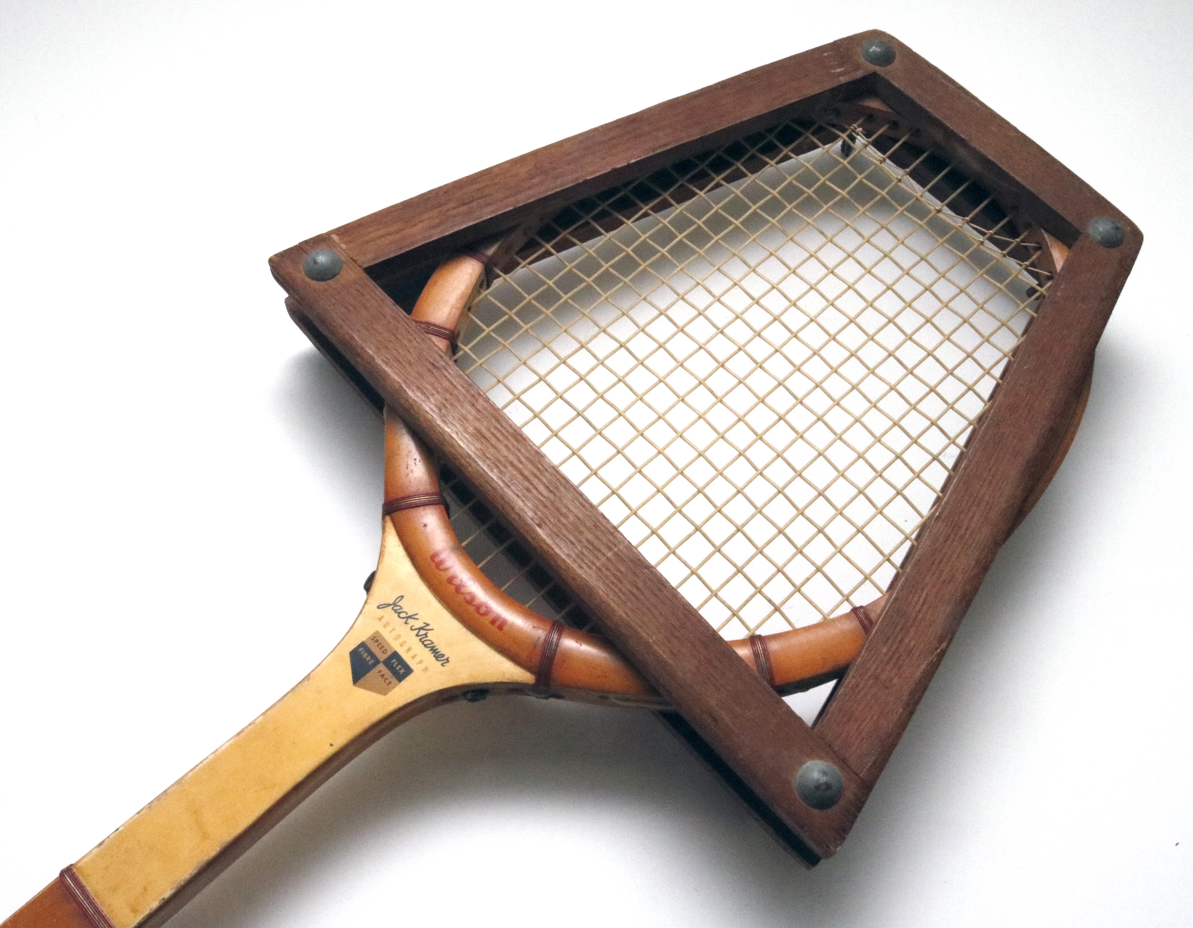 Vintage Jack Kramer Autograph Wilson Wooden Tennis Racket