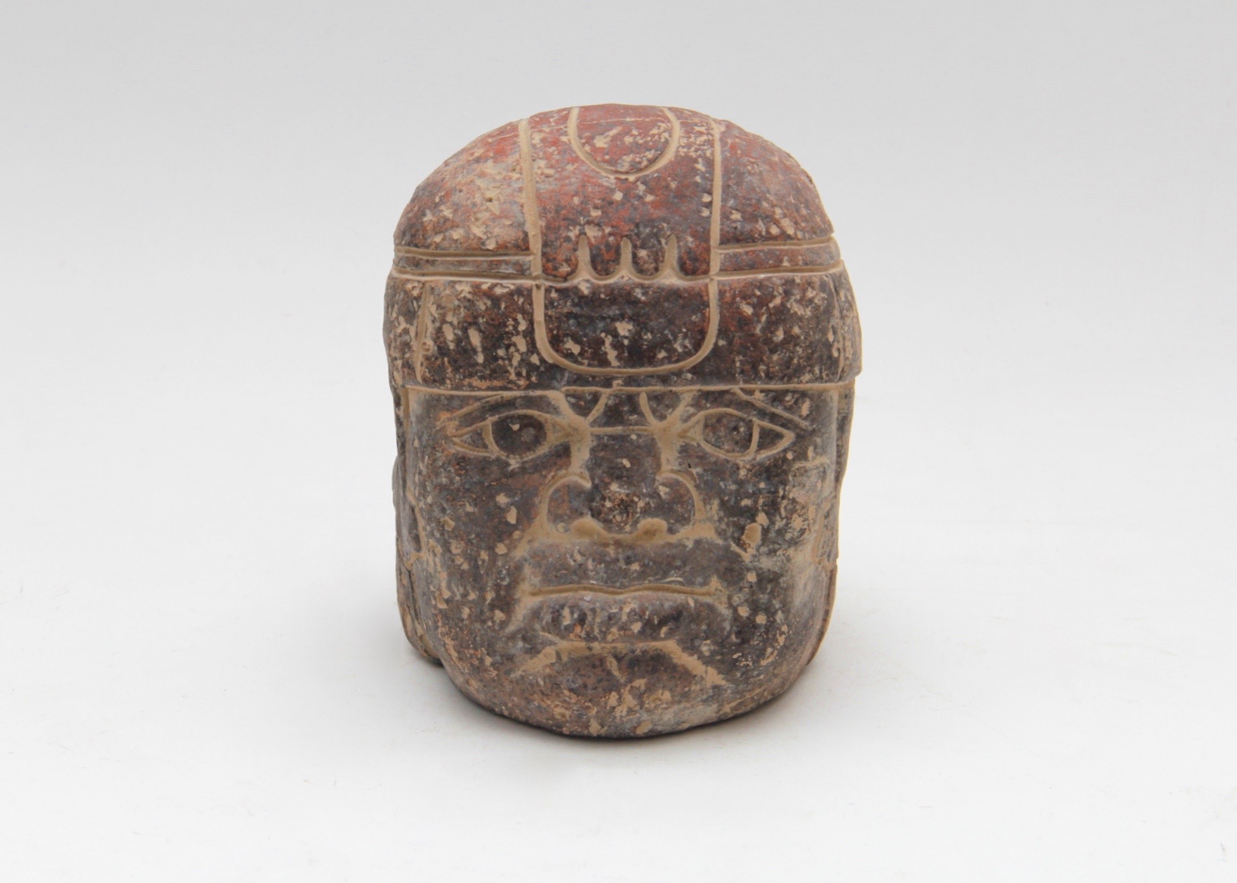 Reproduction Olmec Head Carving