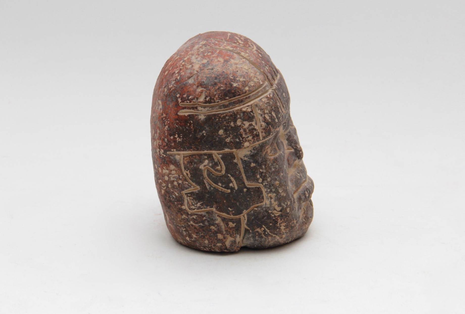 Reproduction Olmec Head Carving