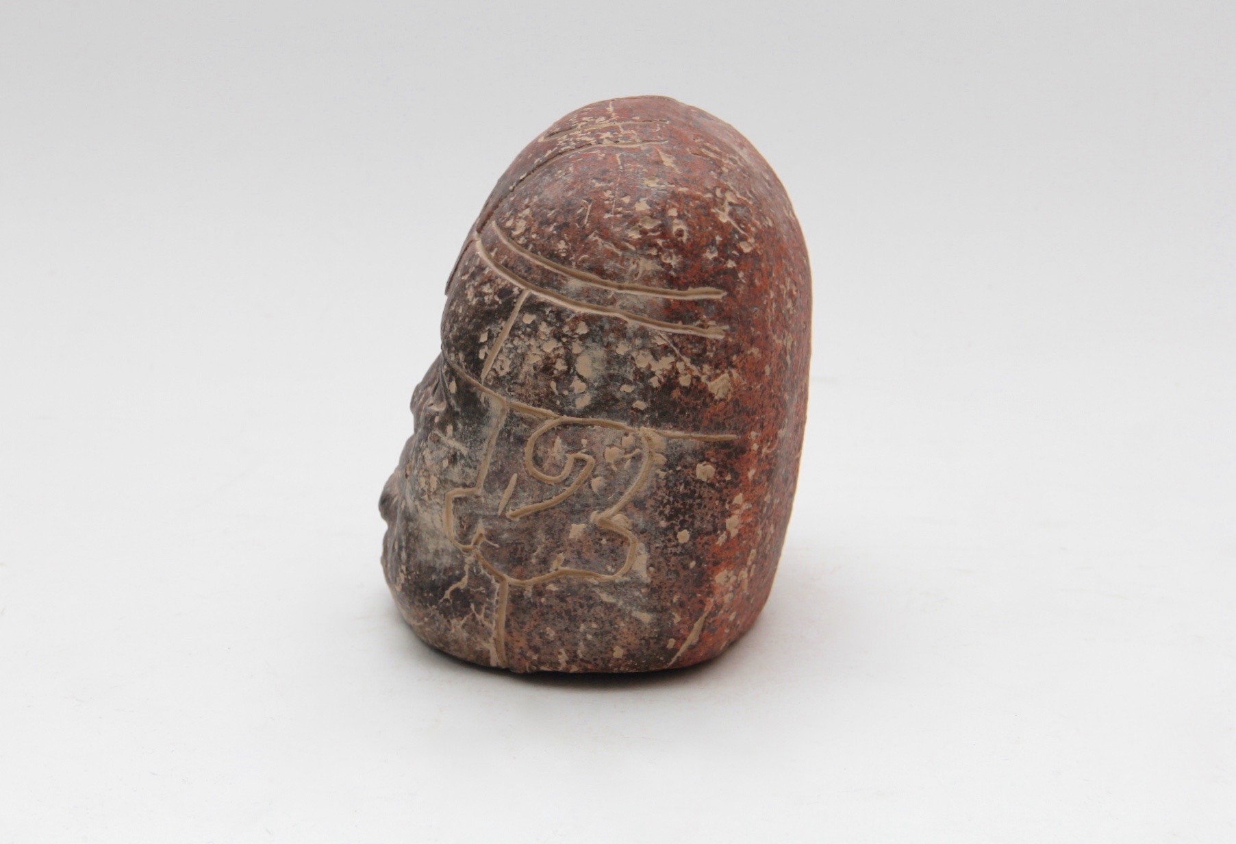 Reproduction Olmec Head Carving