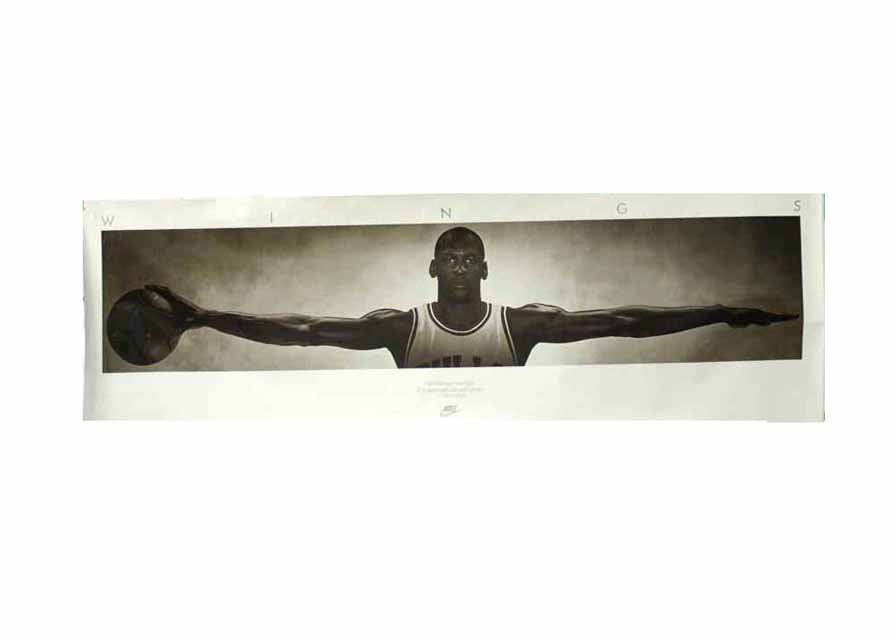 Michael jordan hotsell nike wings poster